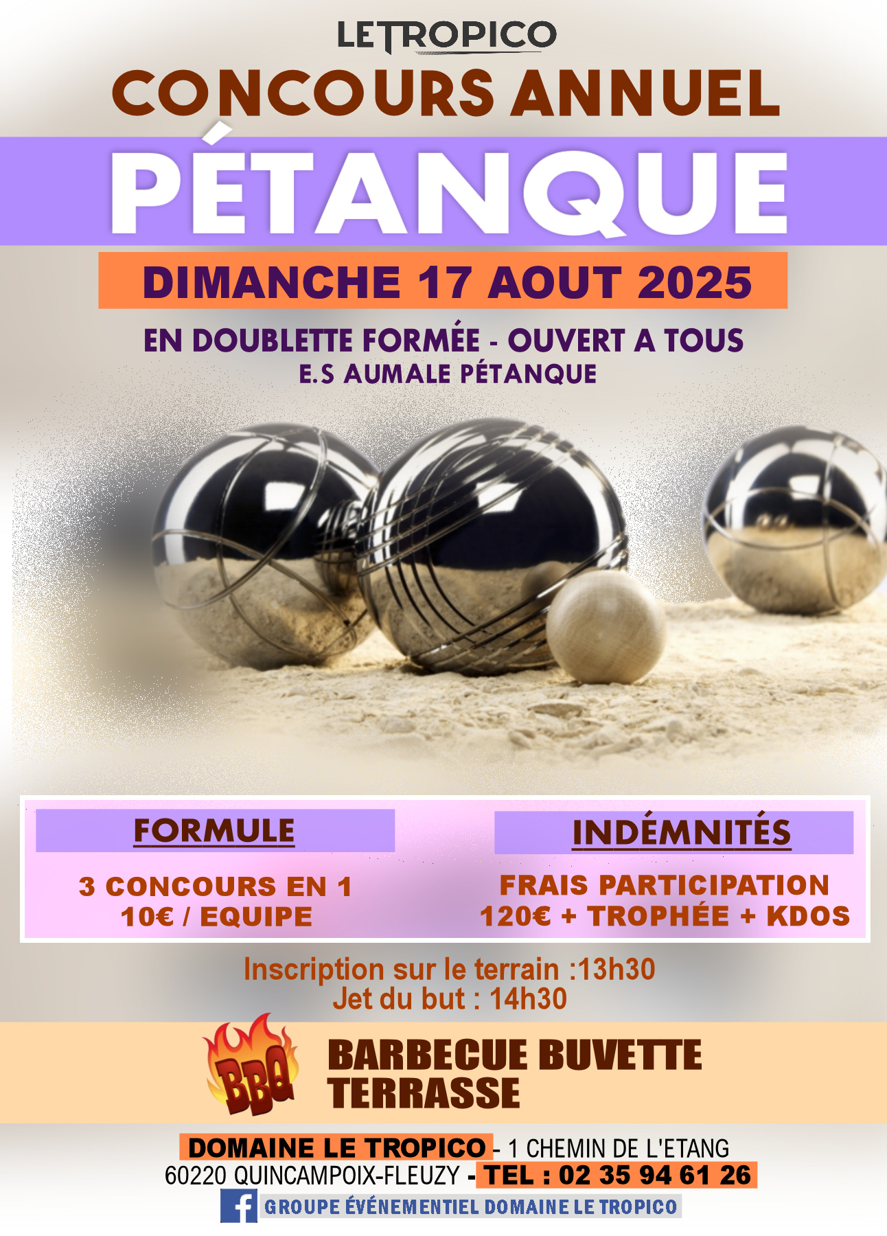 CONCOURS DE PETANQUE ANNUEL