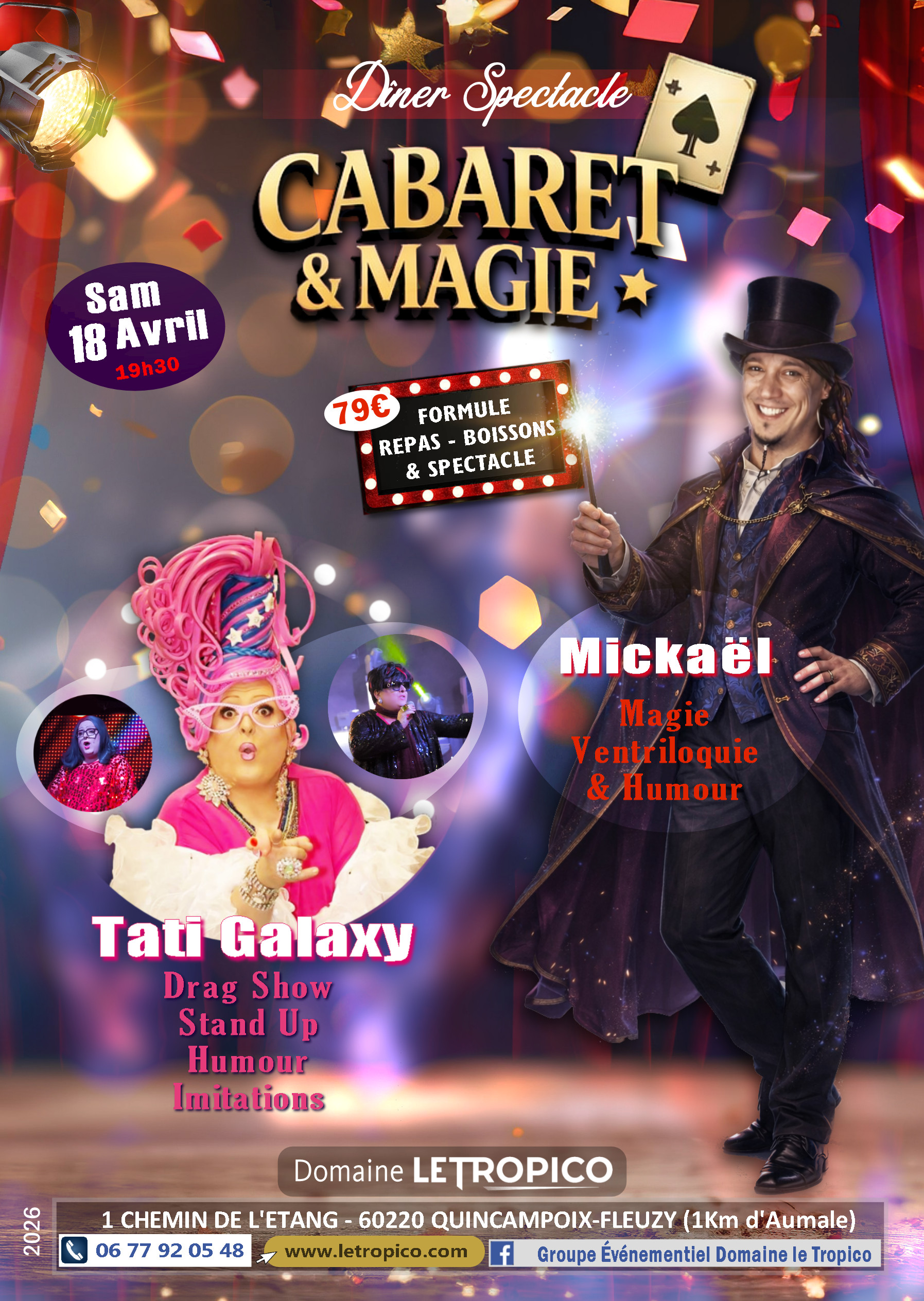 DÎNER SPECTACLE CABARET