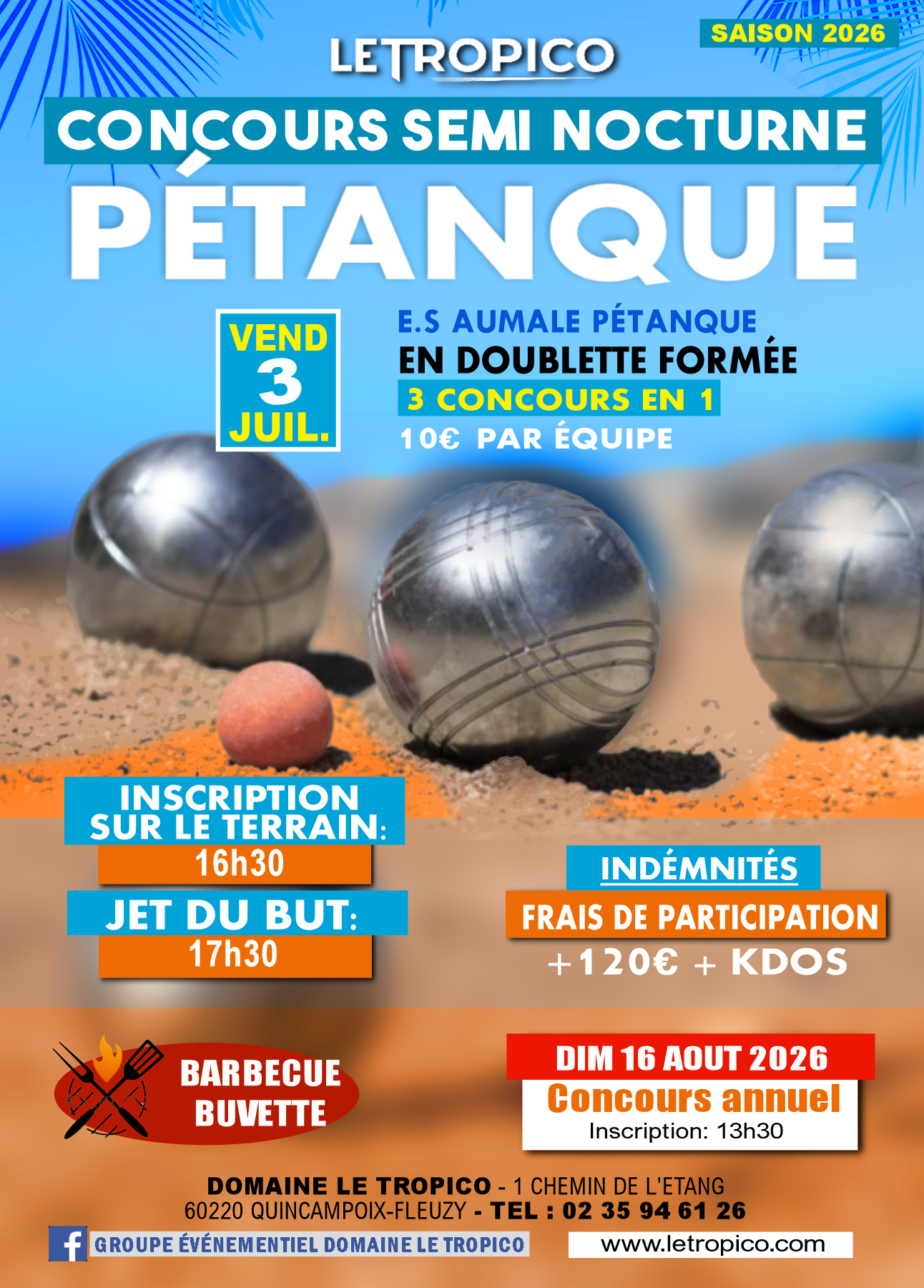 CONCOURS DE PETANQUE