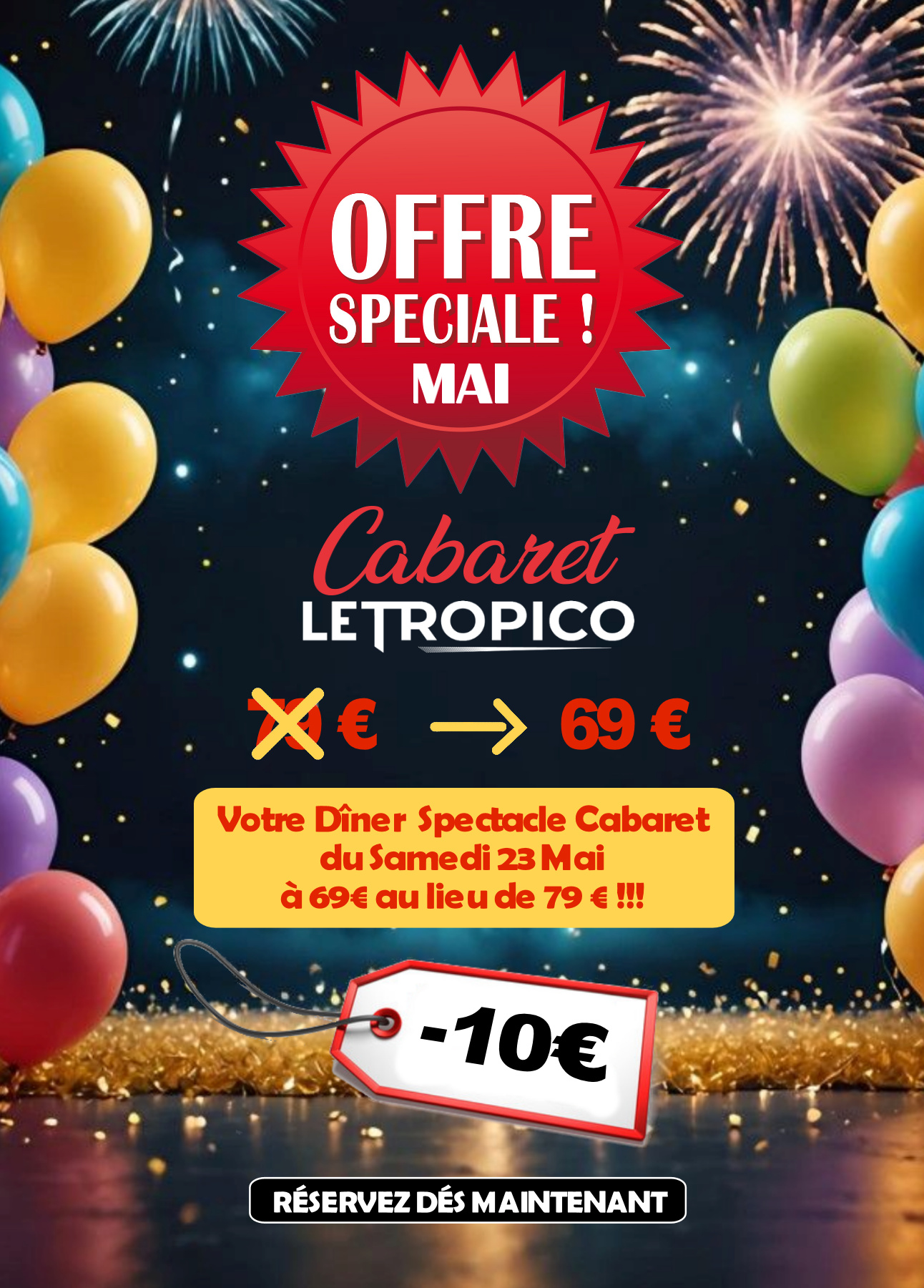 OFFRE SPECIALE CABARET