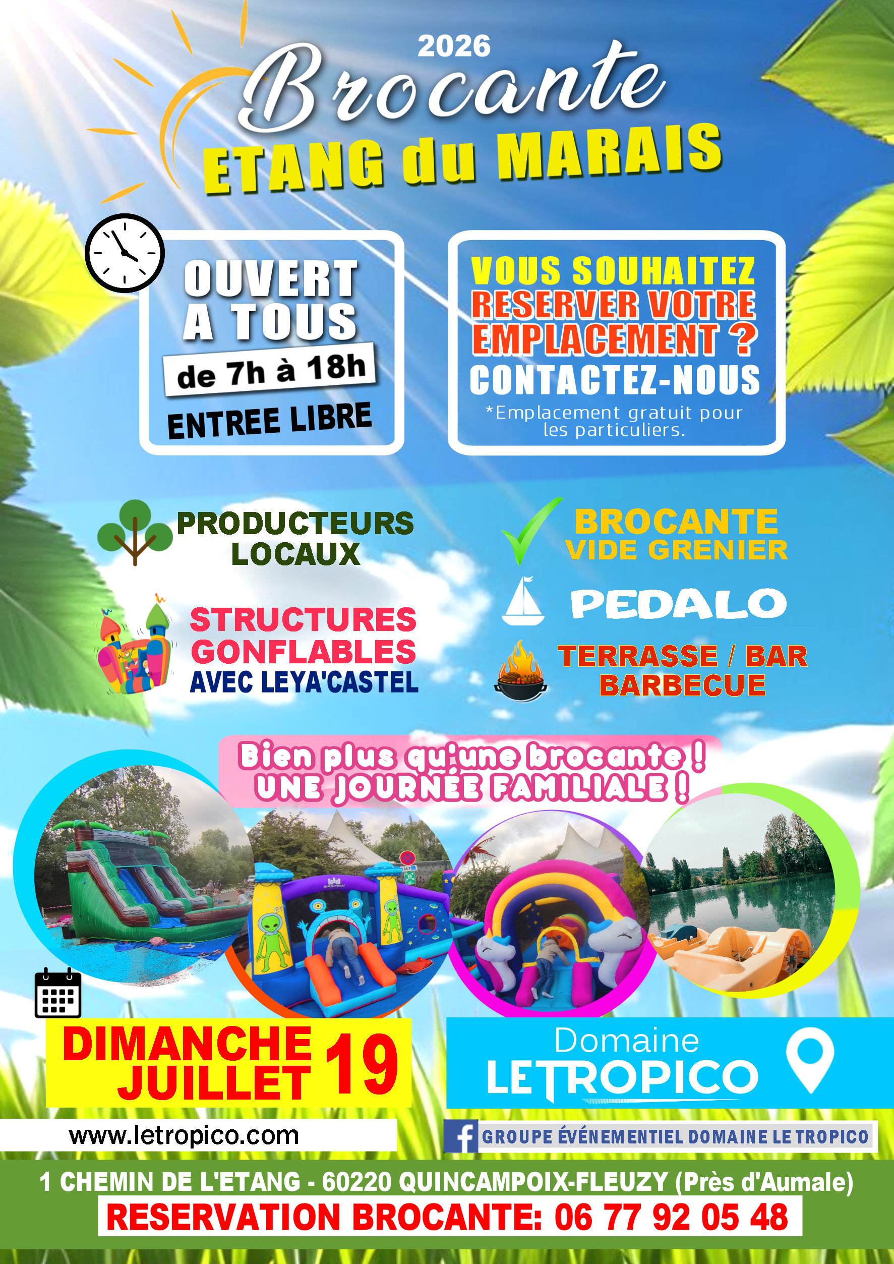 BROCANTE ETANG DU MARAIS 2026
