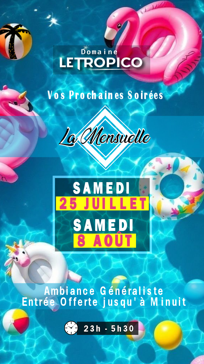 Mensuelles Été 2026