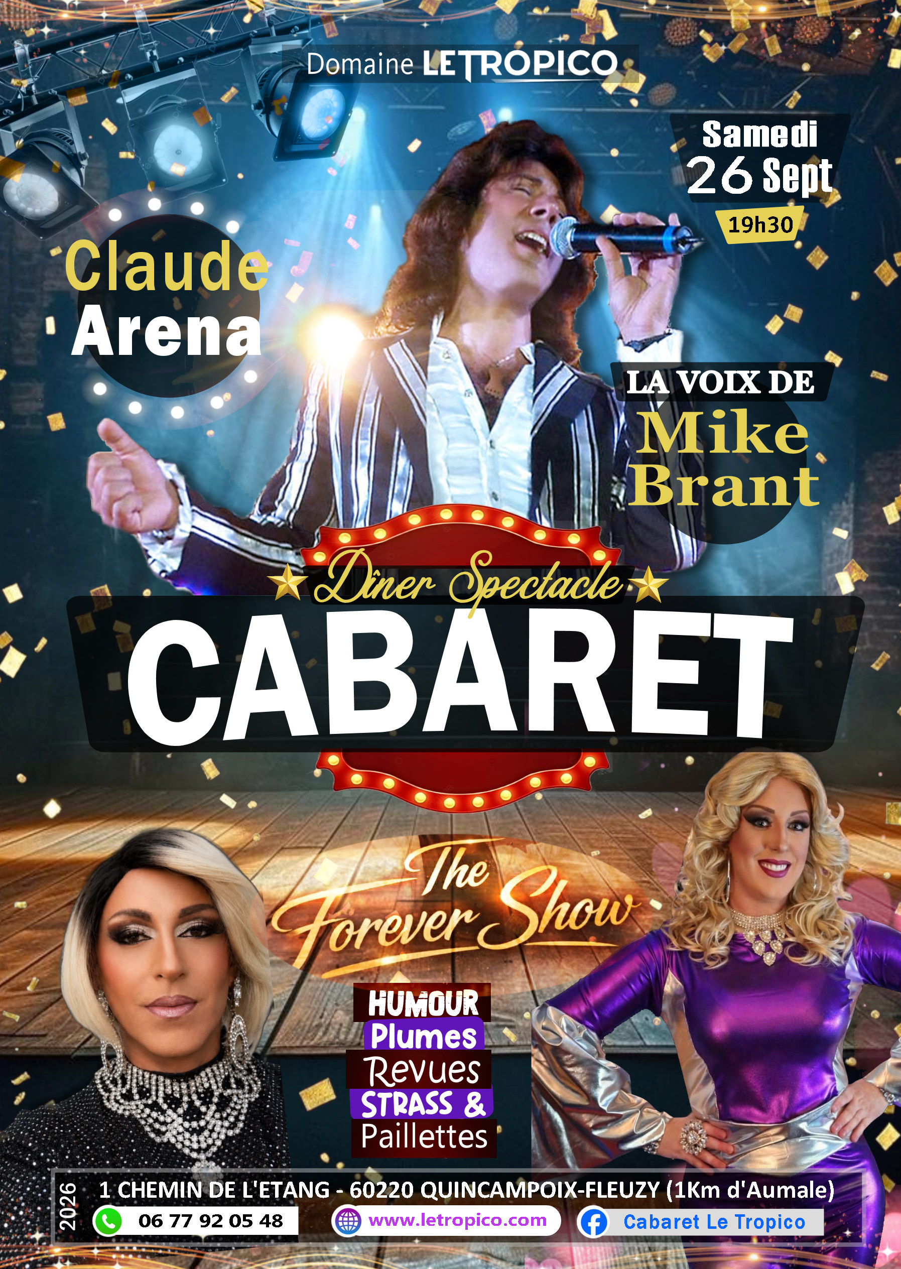 Dîner Spectacle Cabaret